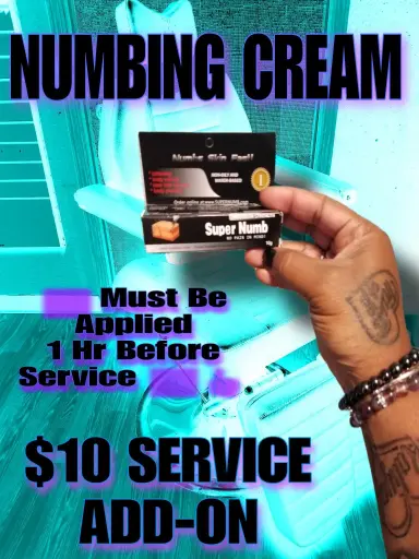 Tattoo Numbing Cream - Service Add On